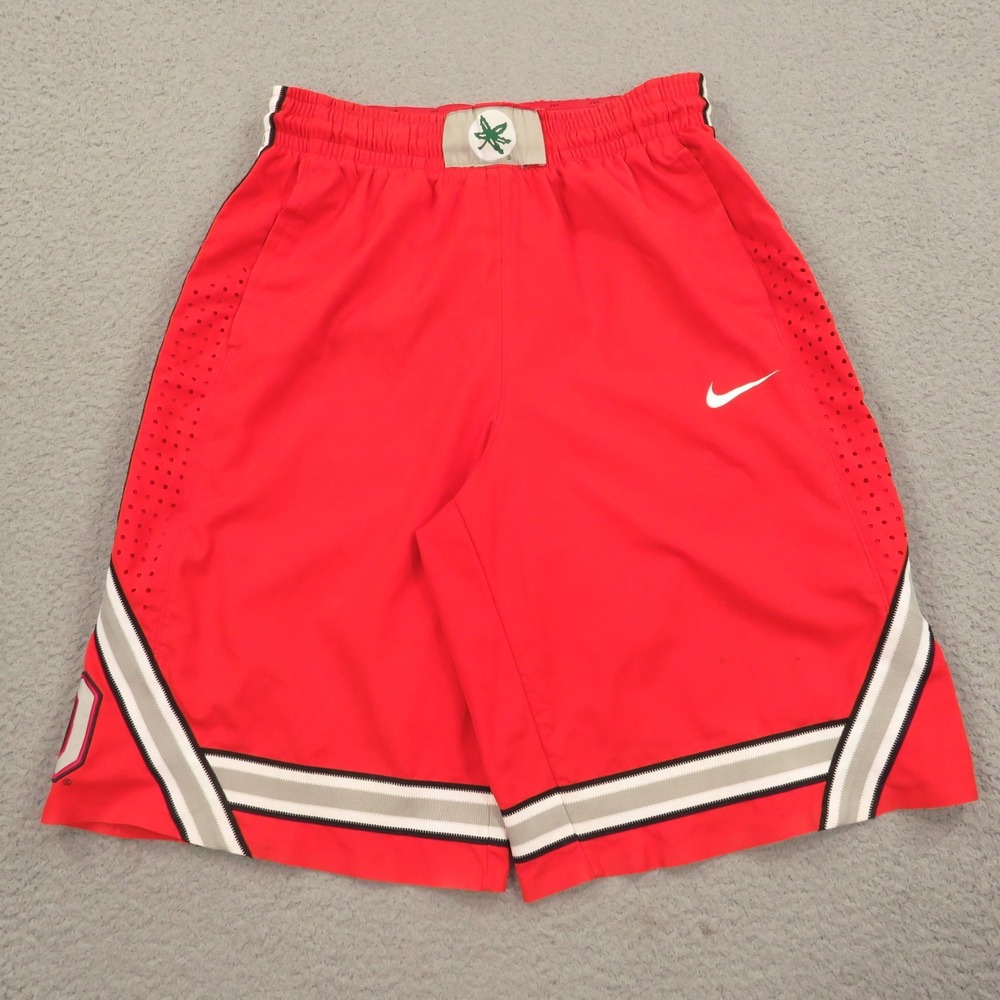 Ohio State Buckeyes Nike Shorts Medium Mens Basketball Dri Fit 12" Inseam OSU